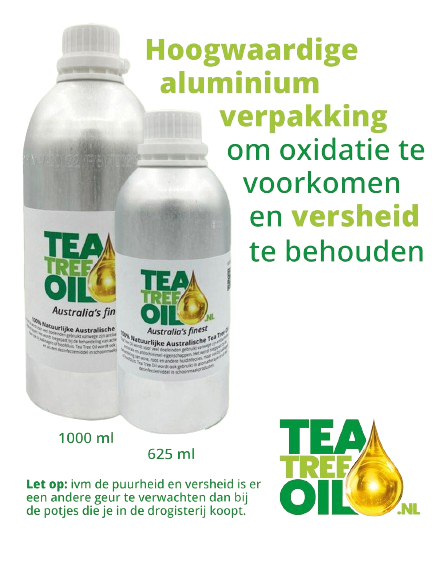 Tea Tree Olie 1x 1000 ml in aluminium fles