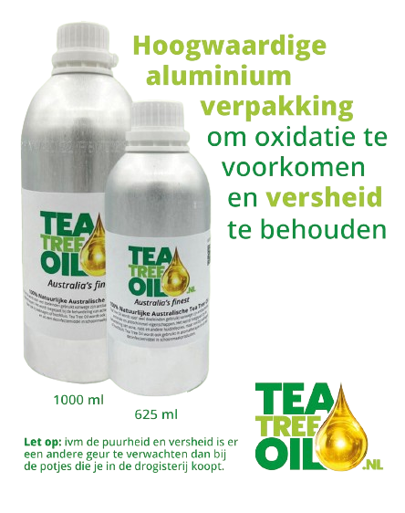Tea Tree Olie 1x 625 ml in aluminium fles