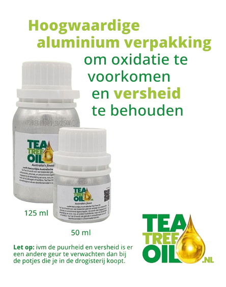 Tea Tree Olie 1x 50 ml in aluminium fles